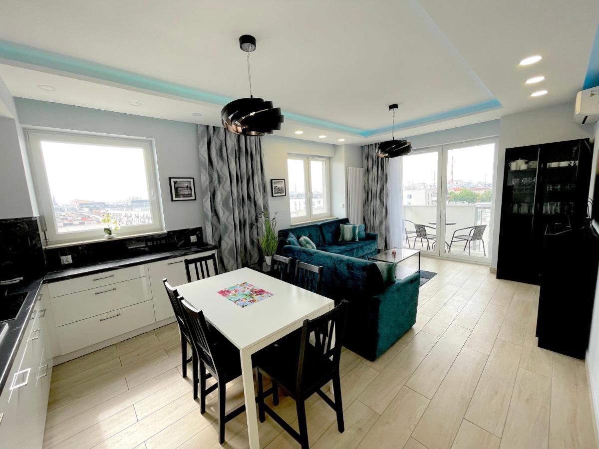 Apartament Z Tarasem I Widokiem Na Odre Breslavia Esterno foto