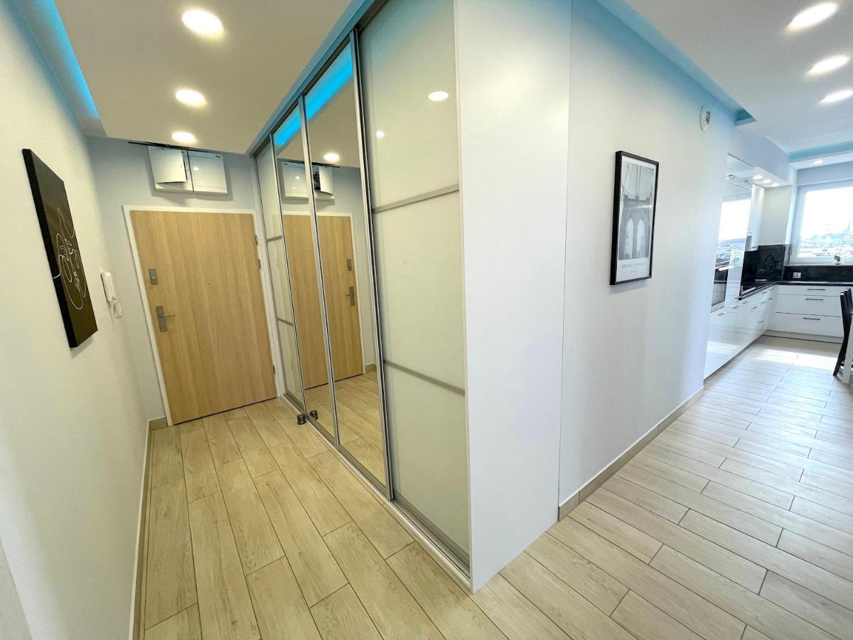 Apartament Z Tarasem I Widokiem Na Odre Breslavia Esterno foto