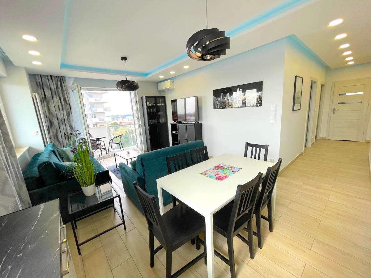 Apartament Z Tarasem I Widokiem Na Odre Breslavia Esterno foto