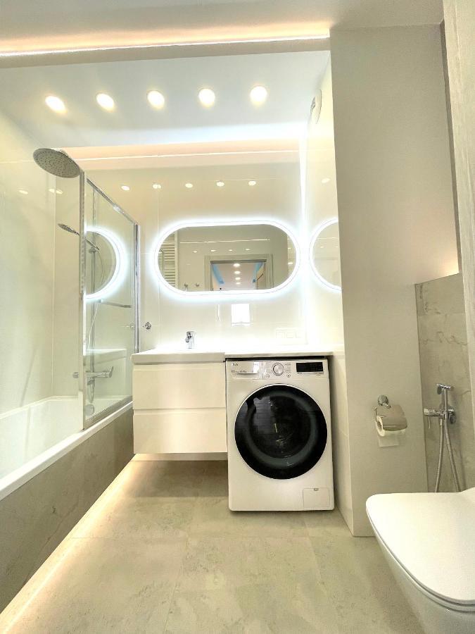 Apartament Z Tarasem I Widokiem Na Odre Breslavia Esterno foto