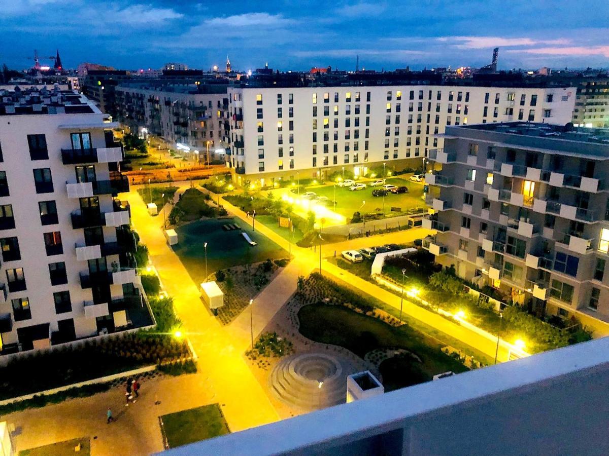 Apartament Z Tarasem I Widokiem Na Odre Breslavia Esterno foto