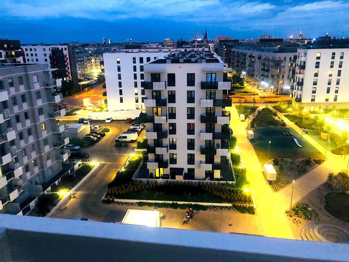 Apartament Z Tarasem I Widokiem Na Odre Breslavia Esterno foto